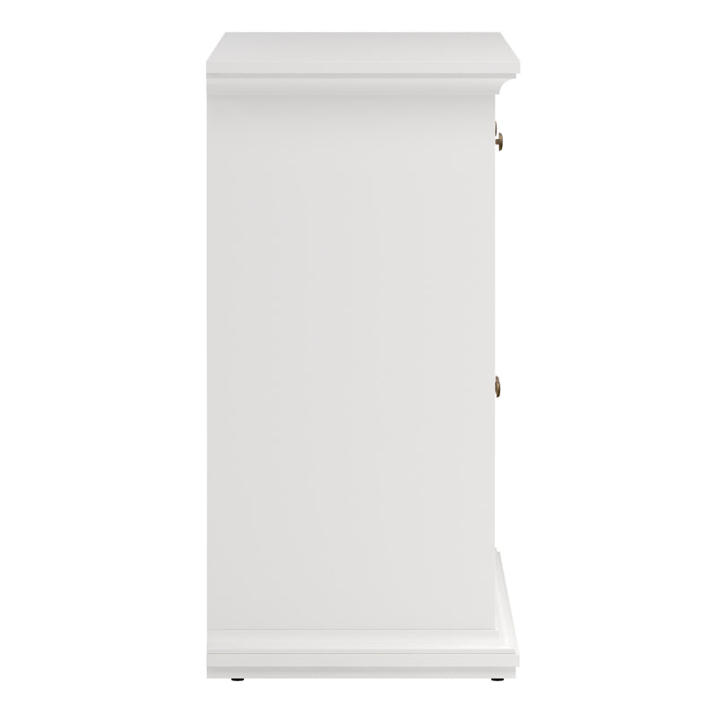 Paris Sideboard with 3 doors and 3 drawers in White — alternative angle