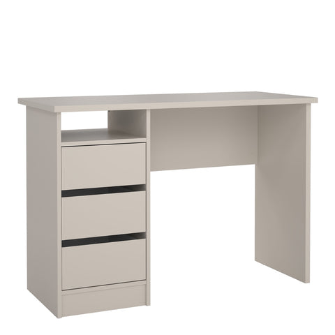 Function Plus Desk 3 Drawers in Cashmere - Home Office Furniture
