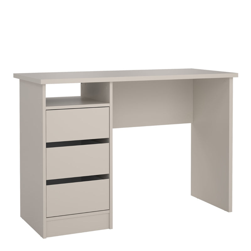 Function Plus Desk 3 Drawers in Cashmere - Home Office Furniture