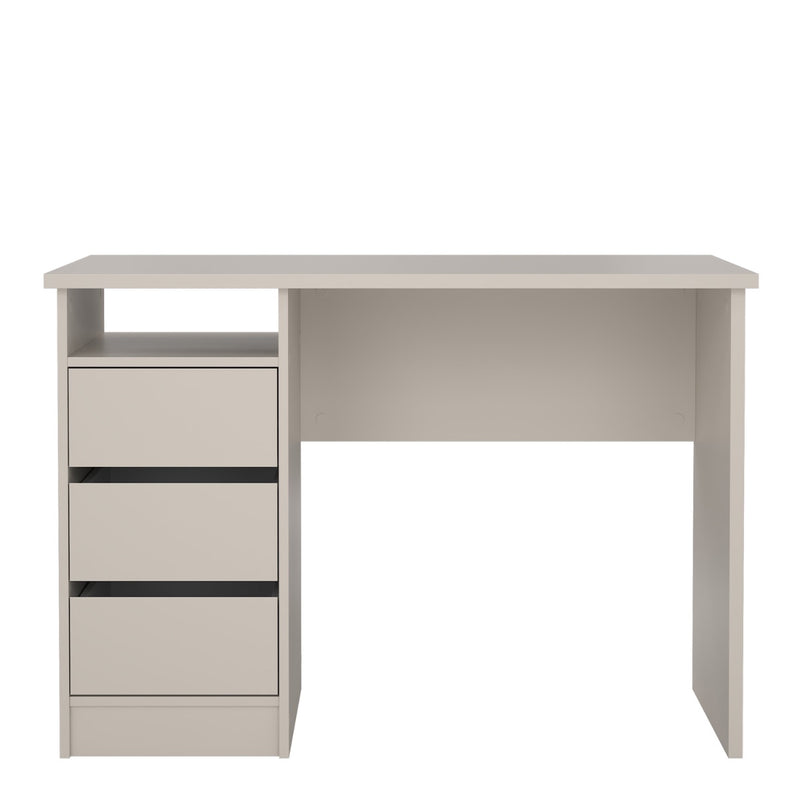 Function Plus Desk 3 Drawers in Cashmere - Home Office Furniture