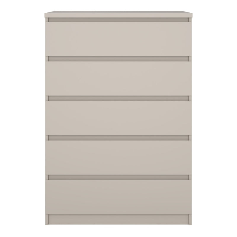 Naia Chest of 5 Drawers in Cashmere - Bedroom Storage