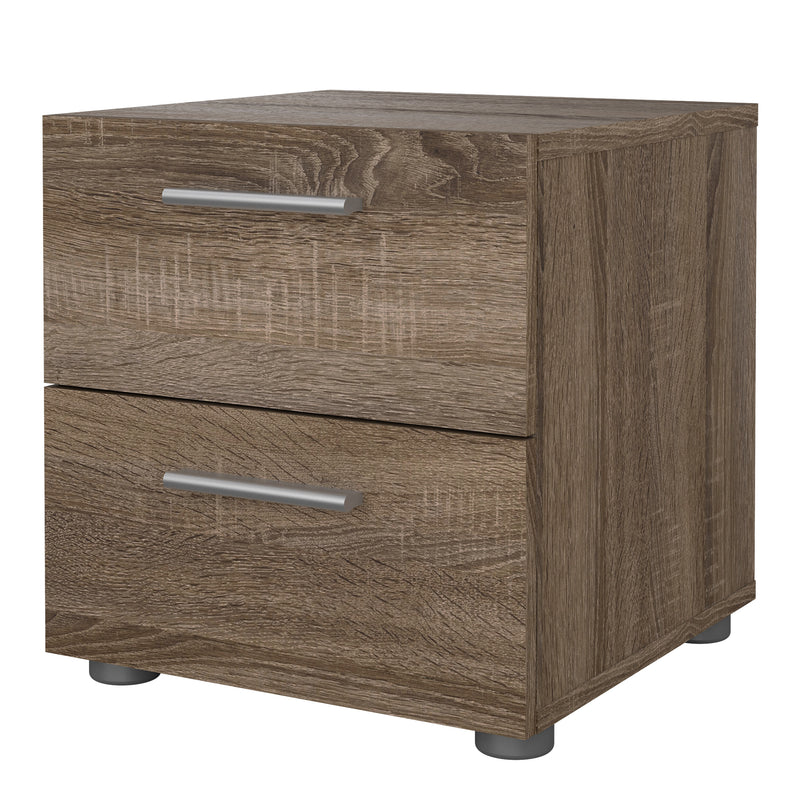Pepe Bedside 2 Drawers in Truffle Oak — detail view