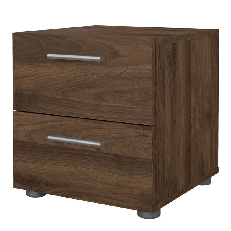 Pepe Bedside 2 Drawers in Walnut — detail view