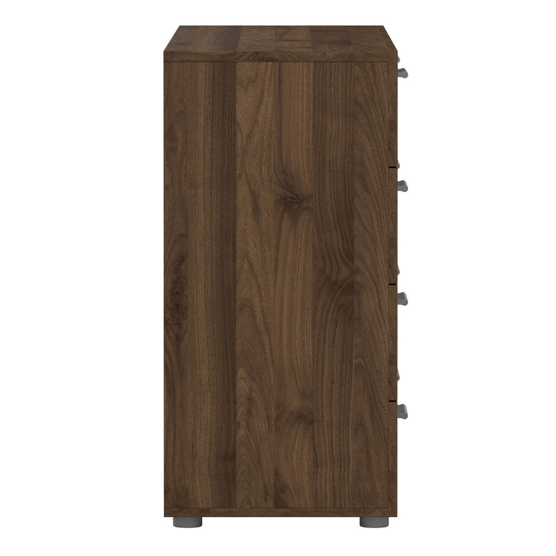 Pepe Wide Chest of 8 Drawers (4+4) in Walnut — alternative angle