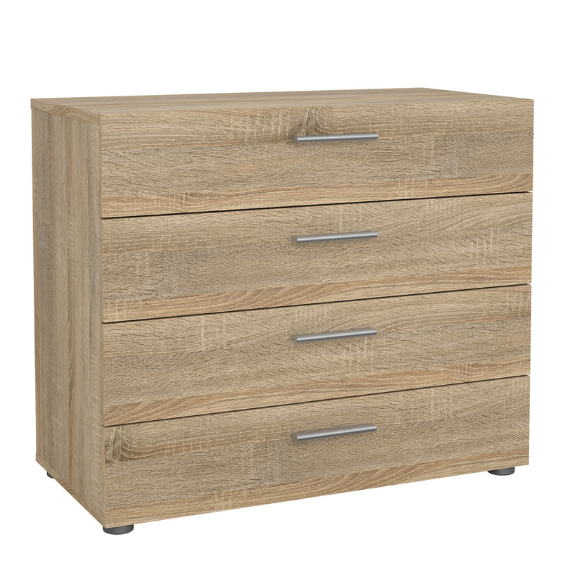 Pepe Chest of 4 Drawers in Oak — front view