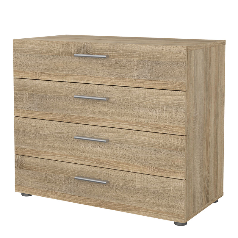 Pepe Chest of 4 Drawers in Oak — detail view