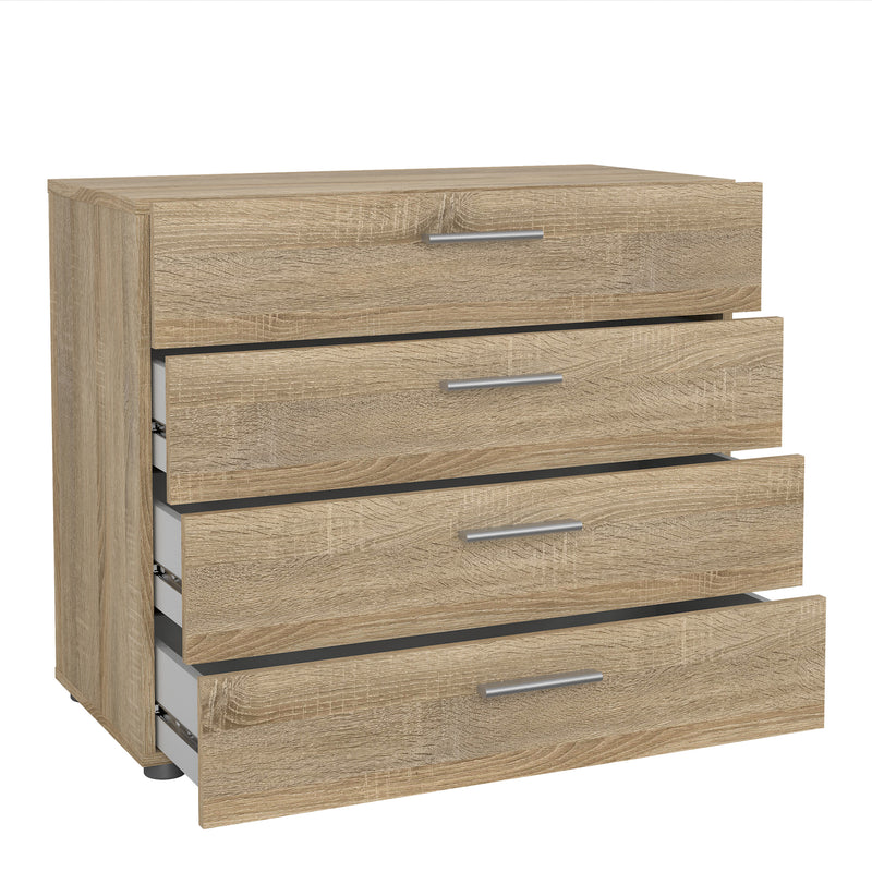 Pepe Chest of 4 Drawers in Oak — alternative angle