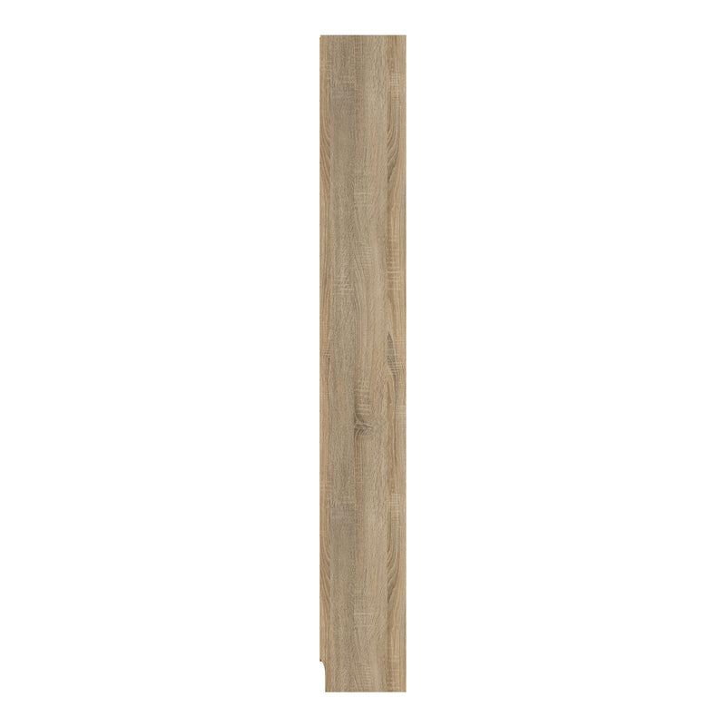 Basic Tall Wide Bookcase (4 Shelves) in Oak — alternative angle