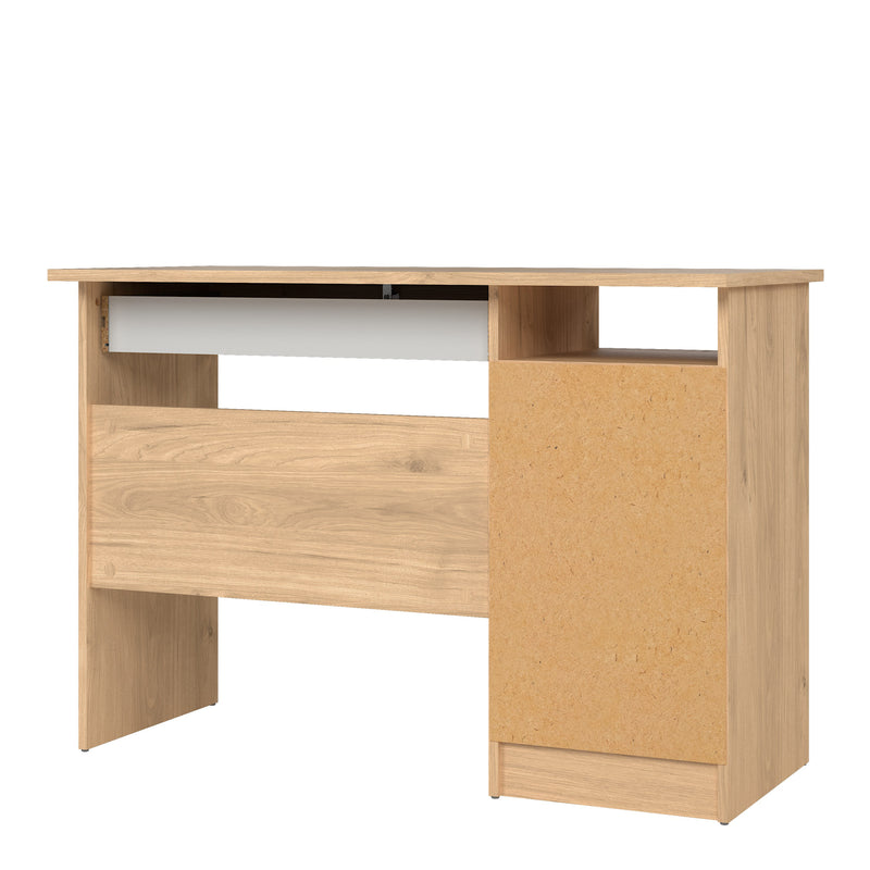 Function Plus 4 Drawer Desk Handleless Drawer in Jackson Hickory Oak — alternative angle