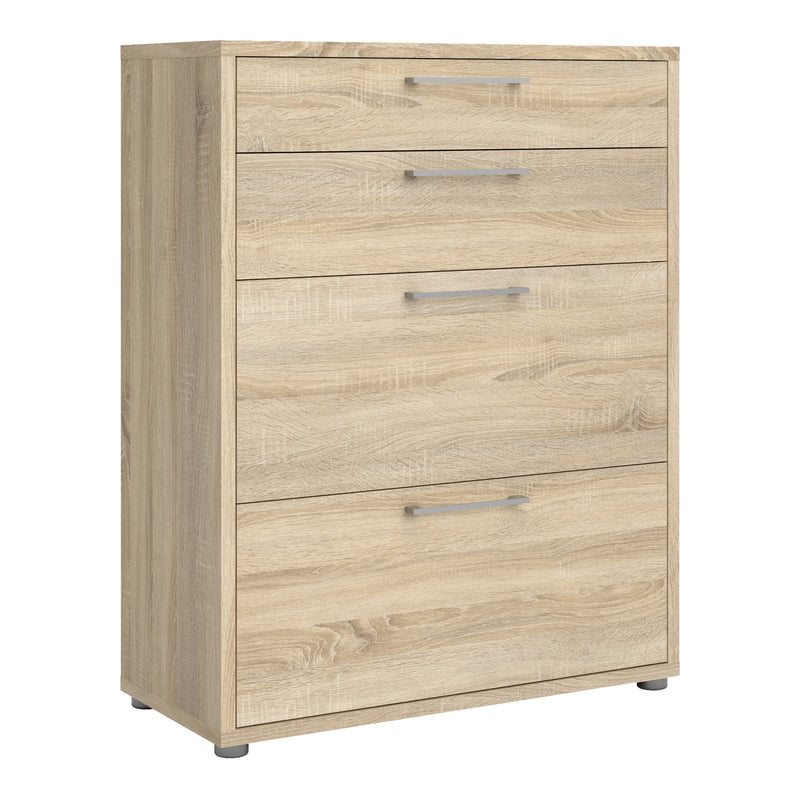 Prima Office Storage with 2 Drawers 2 File Drawers In Oak — front view