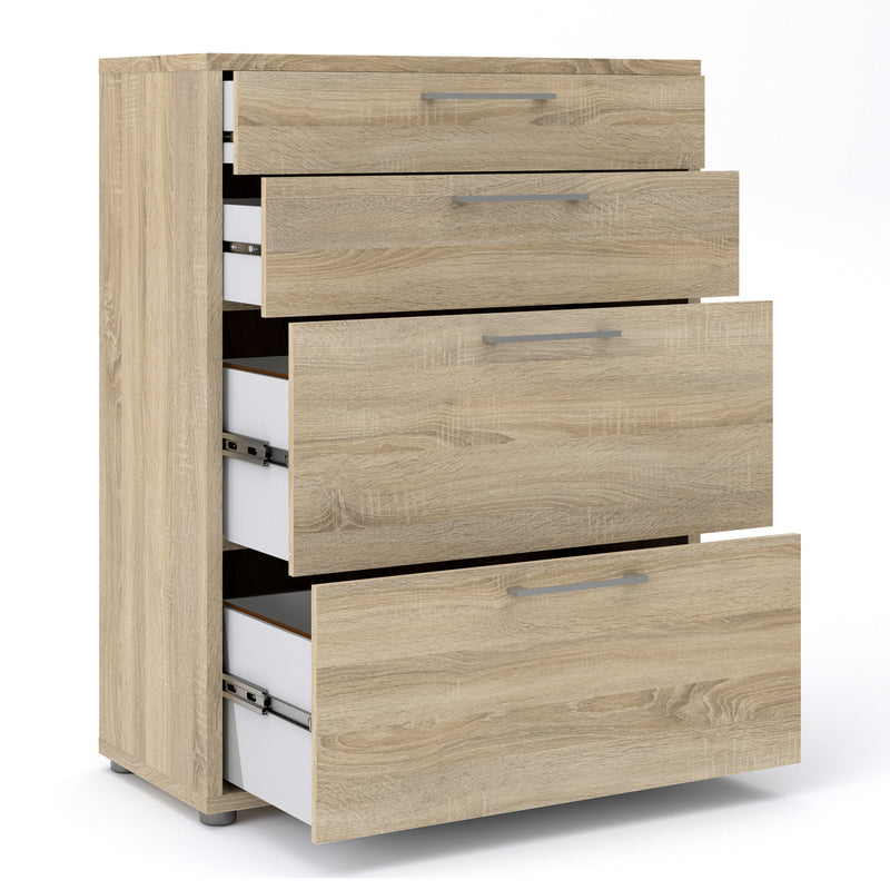 Prima Office Storage with 2 Drawers 2 File Drawers In Oak — alternative angle