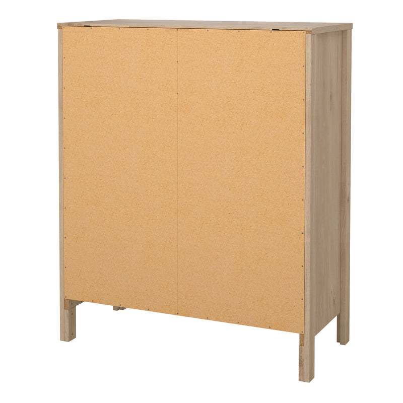 Barcelona Chest 3+2 Drawers in Jackson Hickory Oak — alternative angle