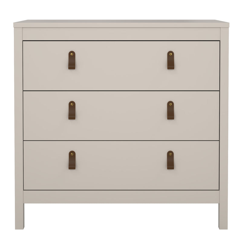 Barcelona Chest 3 Drawers in Cashmere — detail view
