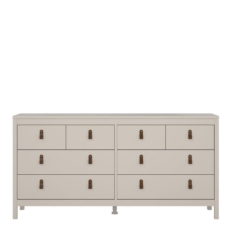 Barcelona Double Dresser 4+4 Drawers in Cashmere — detail view