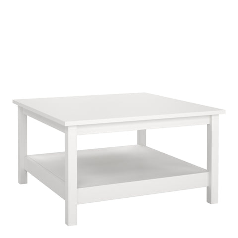 Barcelona Coffee Table in White — front view