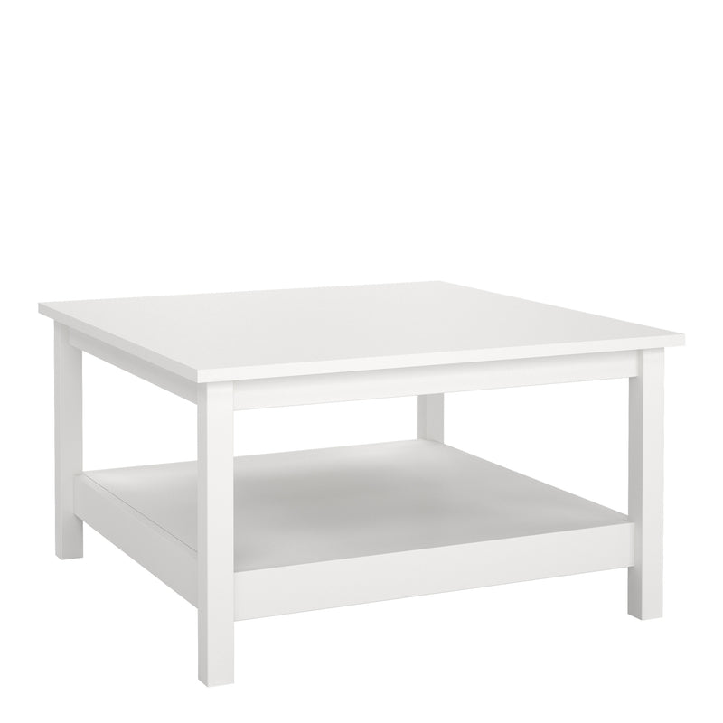 Barcelona Coffee Table in White — front view