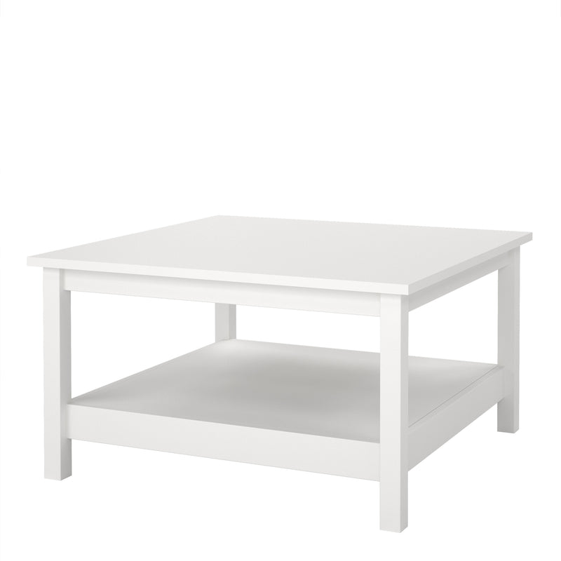 Barcelona Coffee Table in White — detail view