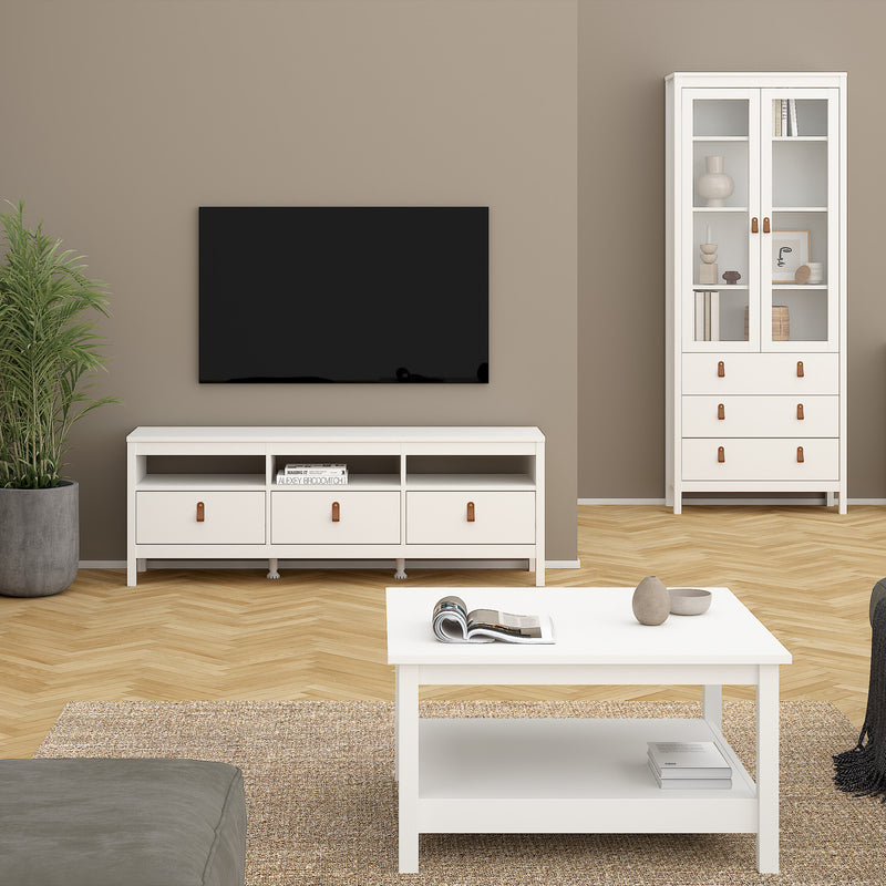 Barcelona Coffee Table in White — alternative angle
