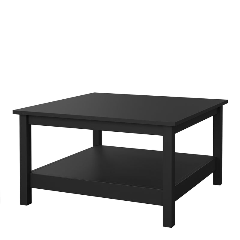 Barcelona Coffee Table in Matt Black — detail view