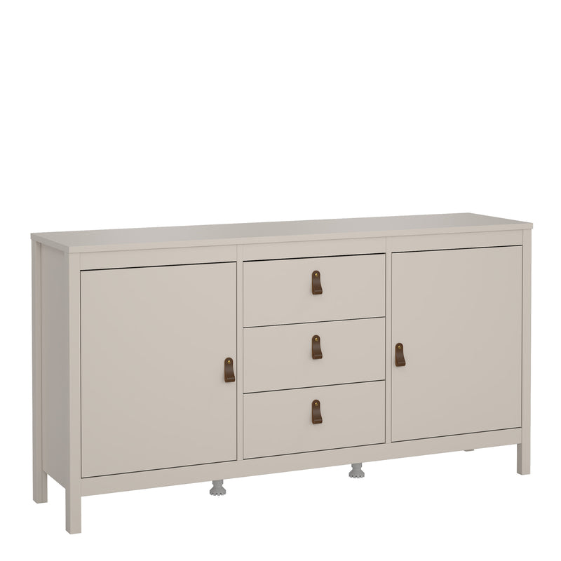 Barcelona Sideboard 2 Doors + 3 Drawers in Cashmere — front view