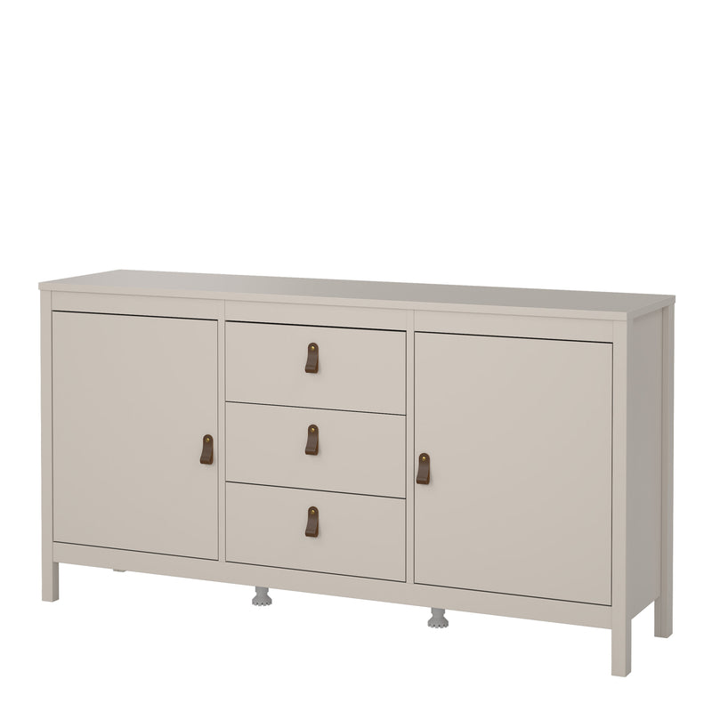 Barcelona Sideboard 2 Doors + 3 Drawers in Cashmere — alternative angle
