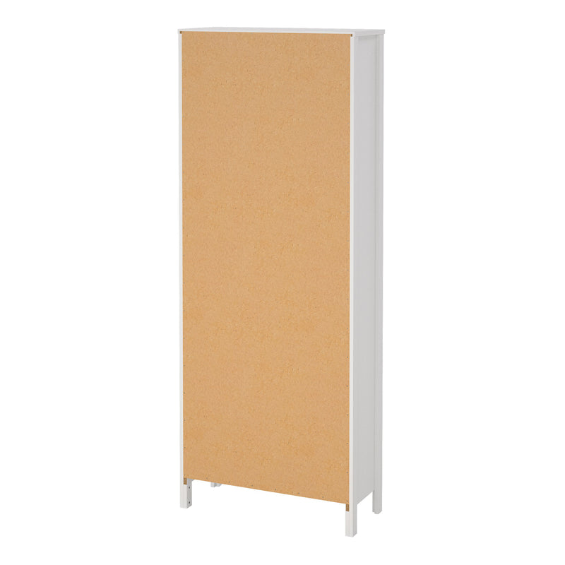 Barcelona Bookcase in White — alternative angle