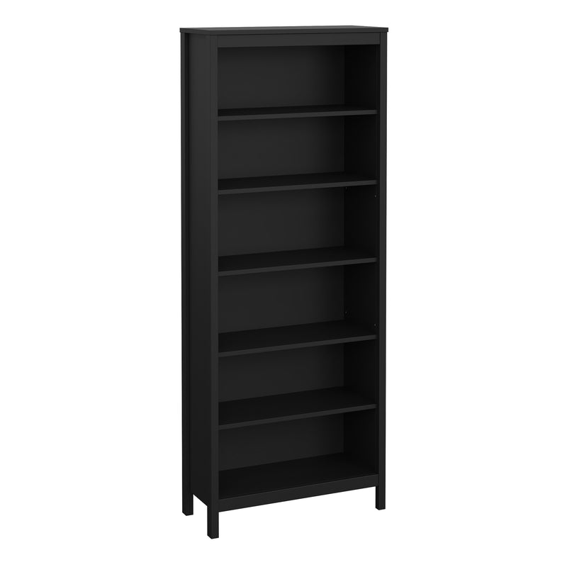 Barcelona Bookcase in Black — front view