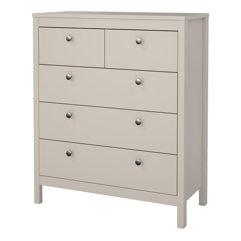 Madrid Chest 3+2 Drawers in Cashmere — detail view
