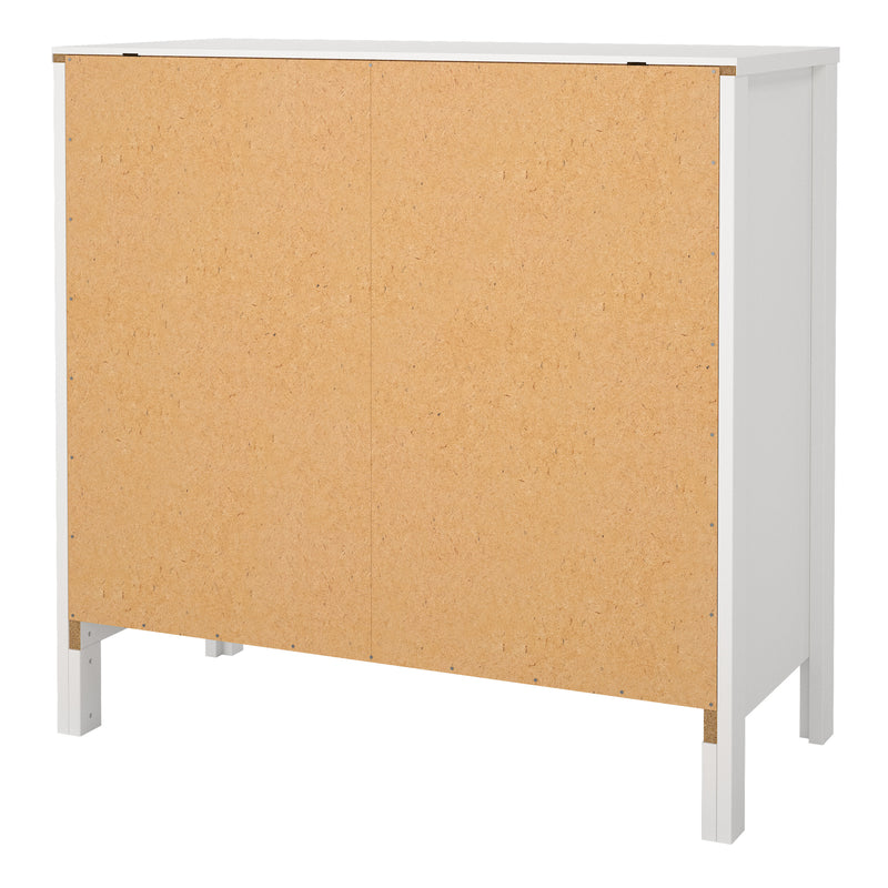 Madrid Chest 3 Drawers in White — view