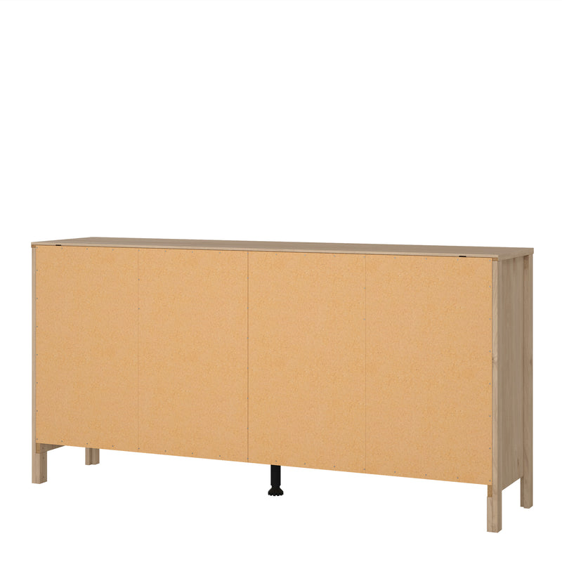 Madrid Double Dresser 4+4 Drawers in Jackson Hickory Oak — alternative angle
