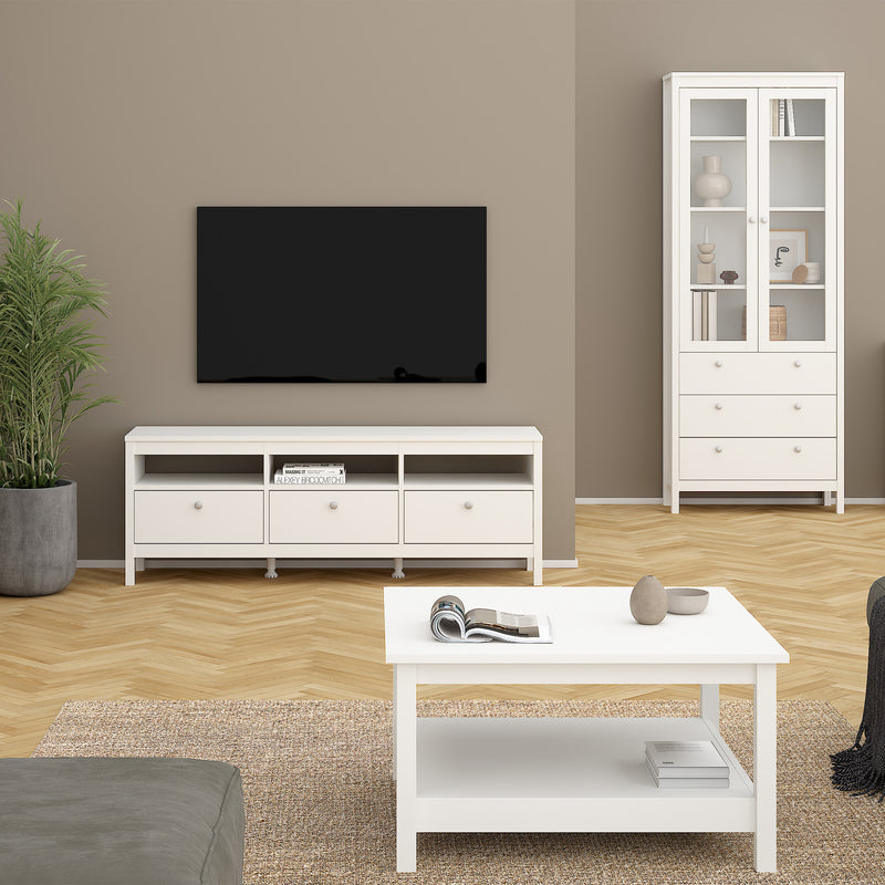 Madrid Coffee Table in White — alternative angle