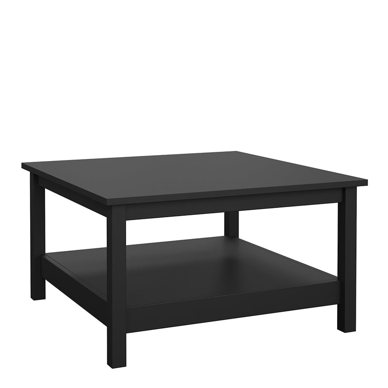 Madrid Coffee Table in Matt Black — front view