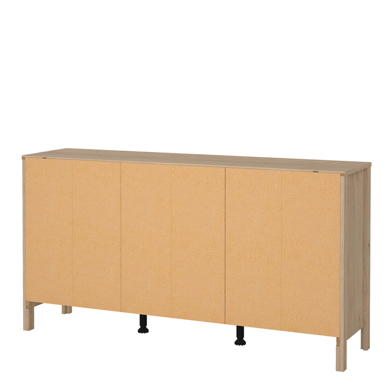 Madrid Sideboard 2 Doors + 3 Drawers in Jackson Hickory Oak — alternative angle