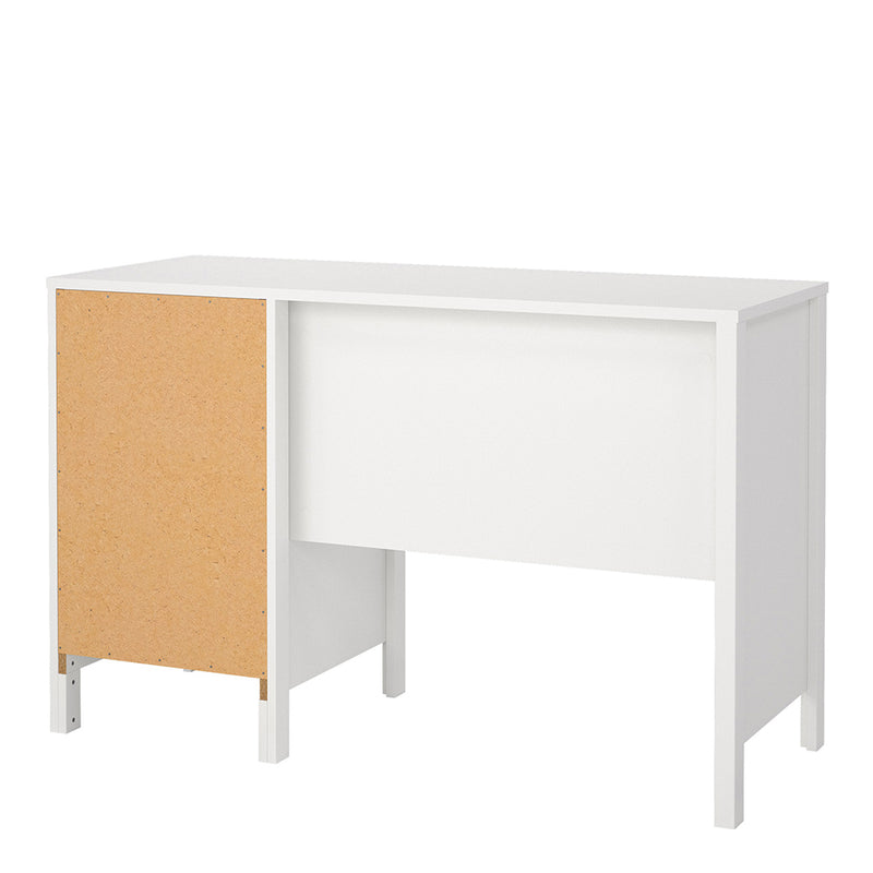 Madrid Desk 3 Drawers White — alternative angle
