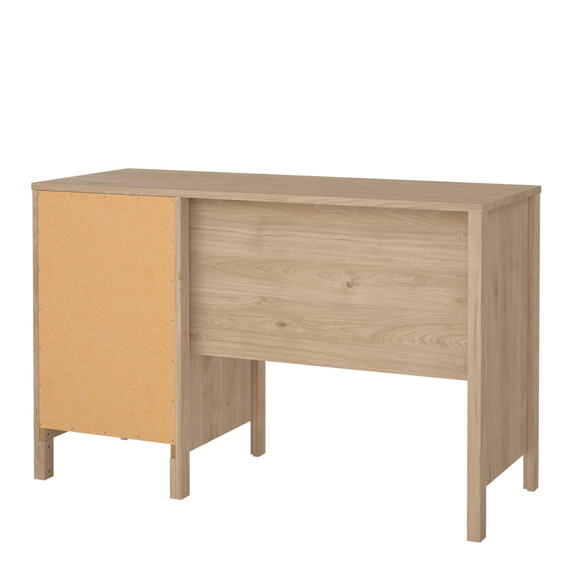 Madrid Desk 3 Drawers in Jackson Hickory Oak — alternative angle