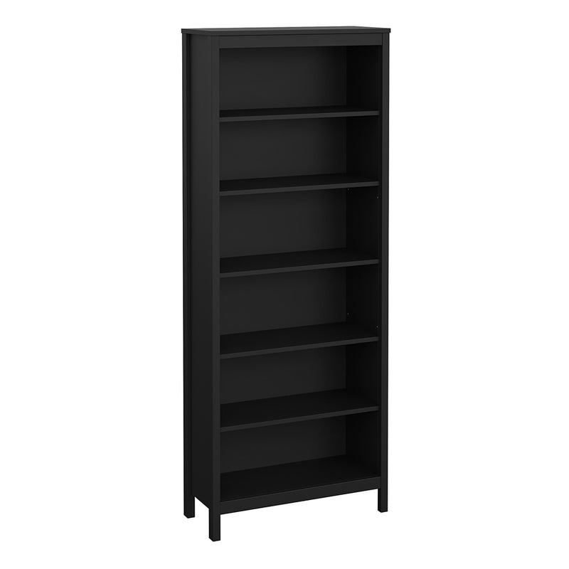 Madrid Bookcase in Black — front view