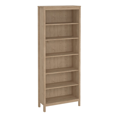 Madrid Bookcase in Jackson Hickory Oak — front view