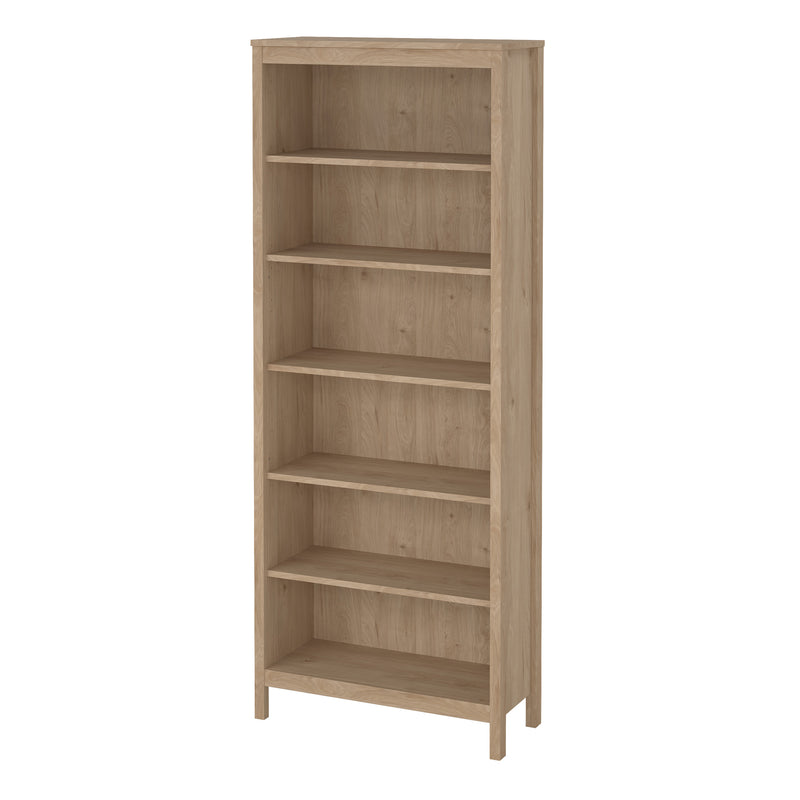 Madrid Bookcase in Jackson Hickory Oak — detail view