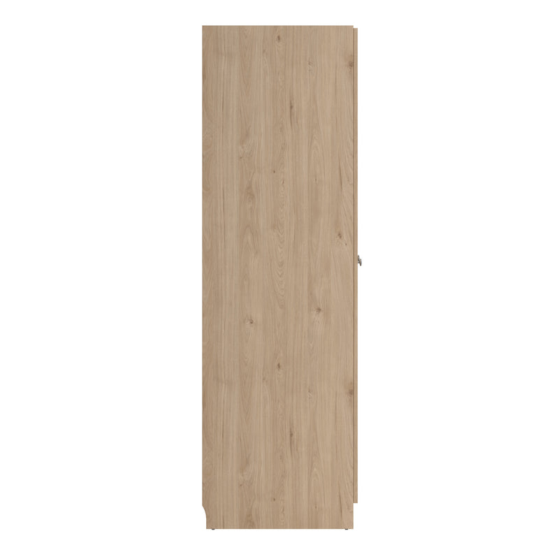 Brande Wardrobe with 4 Frame Doors in Jackson Hickory Oak — alternative angle