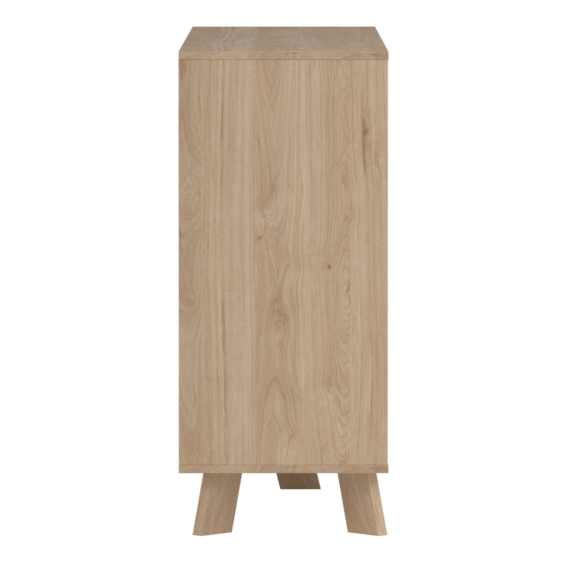 Ikast 6 Drawers Double Dresser in Jackson Hickory and White — alternative angle