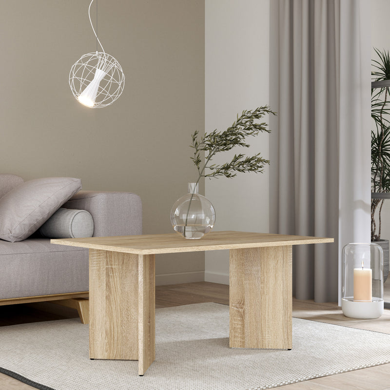 Karon Coffee Table in Sonoma Oak — detail view