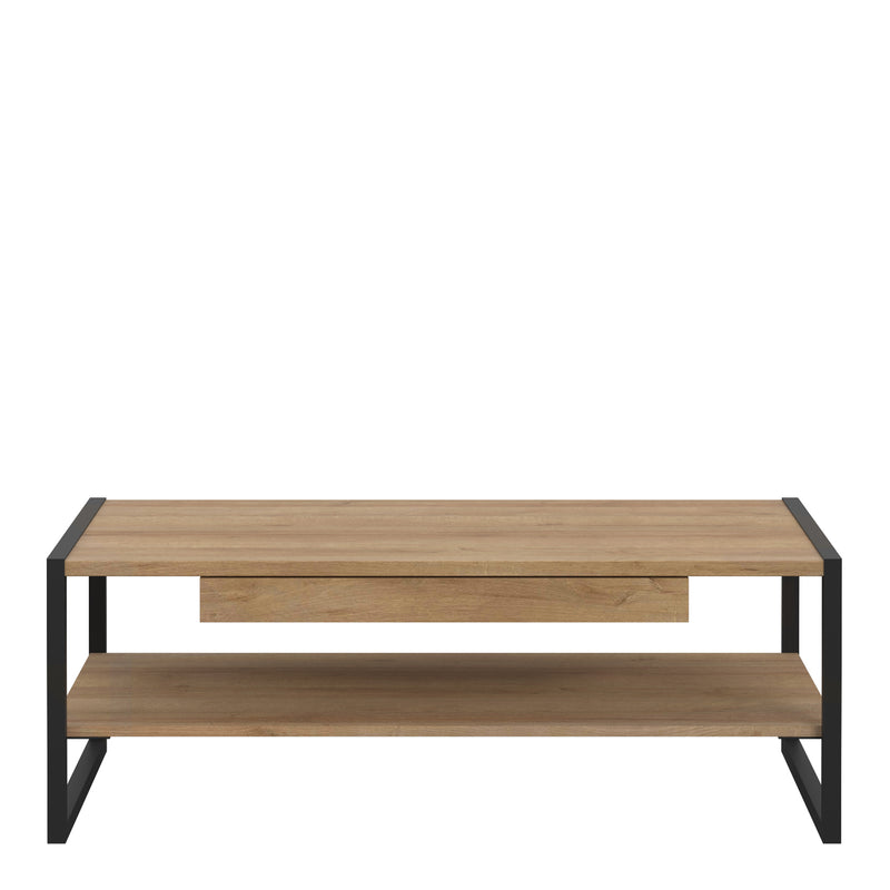 High Rock Coffee Table in Riviera Oak — side angle