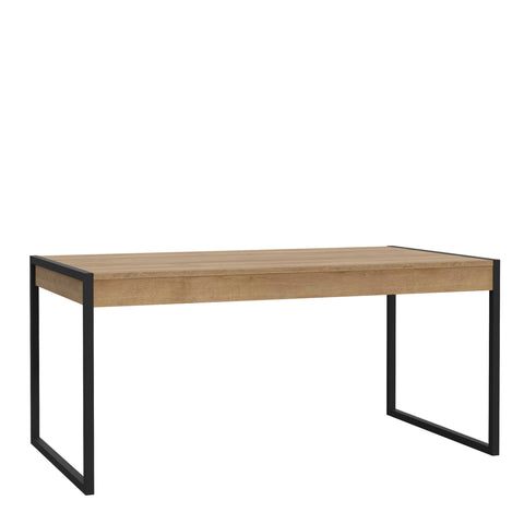 High Rock Dining Table in Riviera Oak — front view