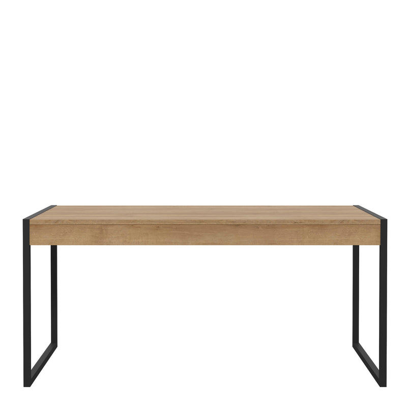 High Rock Dining Table in Riviera Oak — side angle