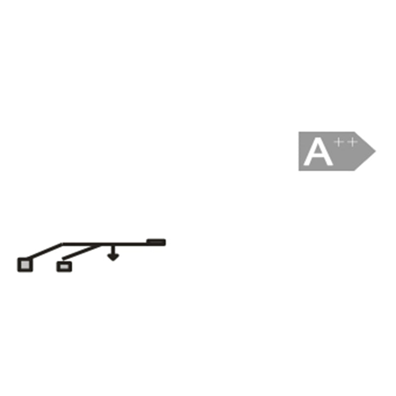LED Down Light Set for Cabinets with Foot Switch — side angle
