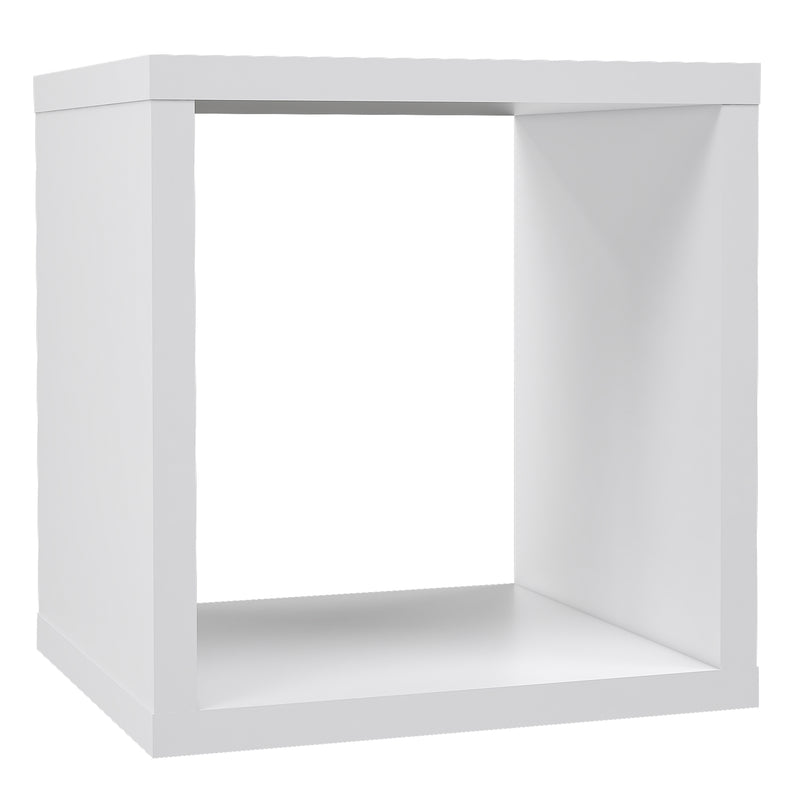 Mauro Singular Storage Unit in Matt White — front view