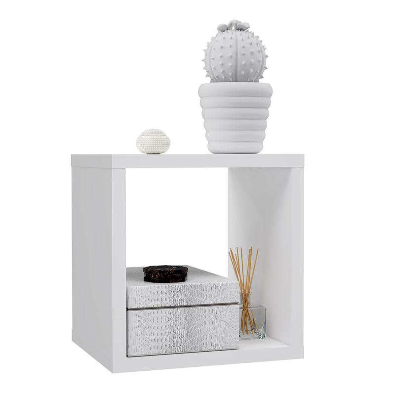 Mauro Singular Storage Unit in Matt White — alternative angle
