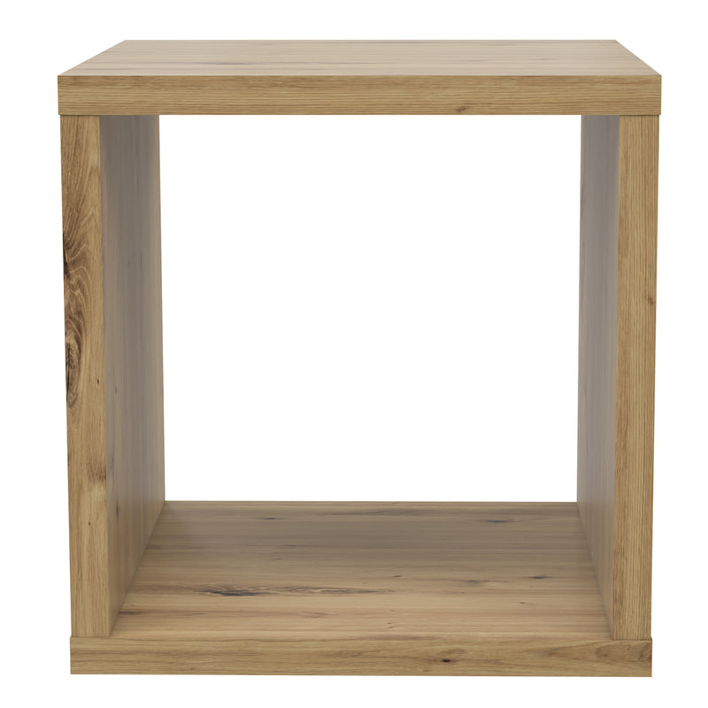 Mauro Singular Storage Unit in Artisan Oak — side angle