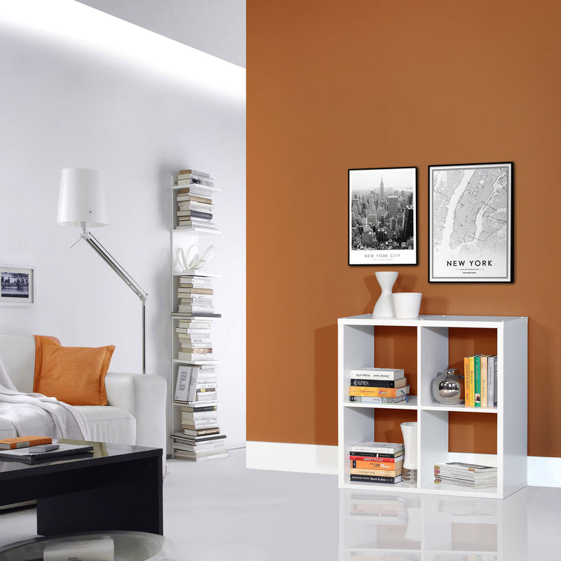 Mauro 2x2 Storage Unit in Matt White — alternative angle