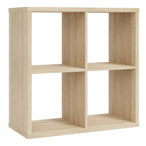 Mauro 2x2 Storage Unit in Sonoma Oak — front view